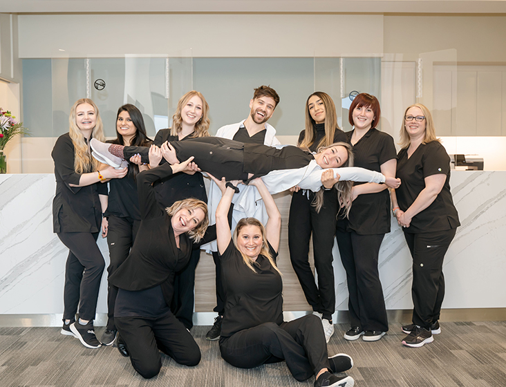 Team of professional dentists